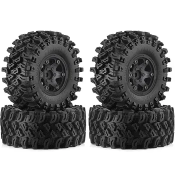 2.2 ruote e pneumatici Beadlock Set ruote in plastica per arrampicata fuoristrada e con inserti in spugna, pneumatici per tutti i terreni. Per roccia in scala 1:10