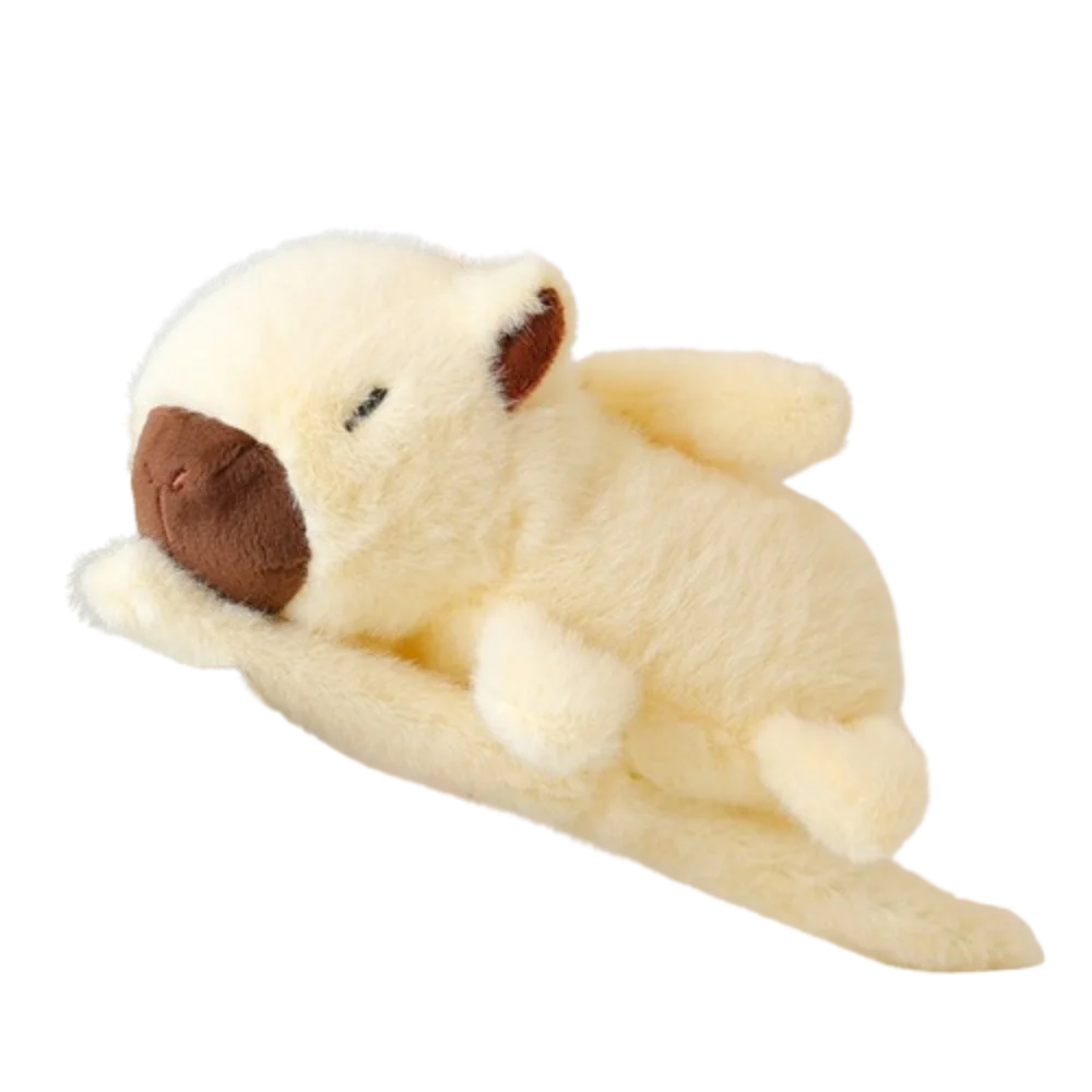 Capybara Rodent Slap Bracelet Series With Wings Pull Rope Plush Doll Slap Bracelet Pink Simulation Capybara Plush Wrist Band