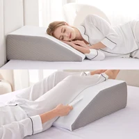 1pc Leg Raised Pillow, Sleeping, Memory Foam Pillow Leg Knee Wedge Pillow After Surgery, Swelling, Back Relax And Circulation No 1