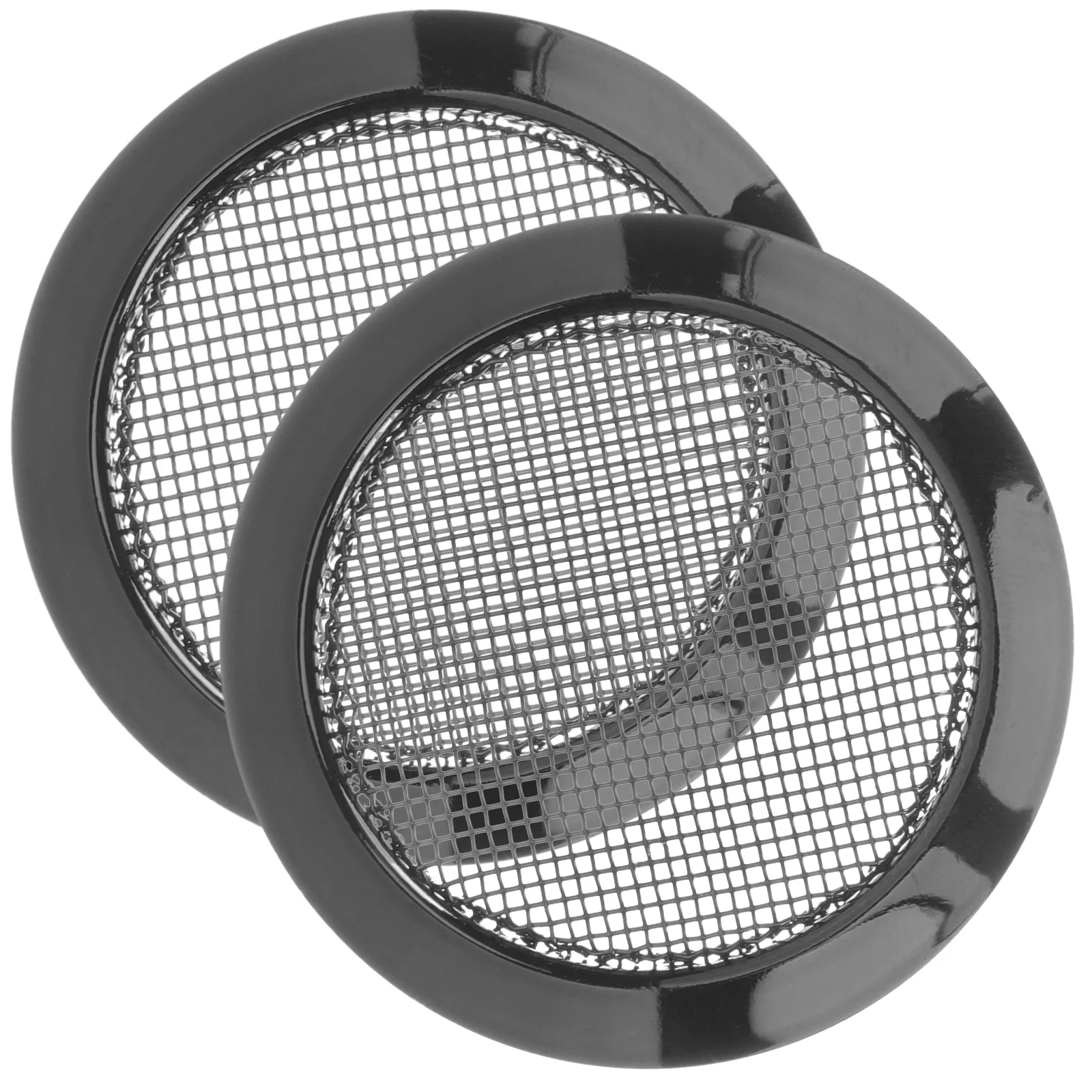 

2 Pcs Soundhole Cover for Guitar Dobro Screen Resonator Part Parts Metal Screens