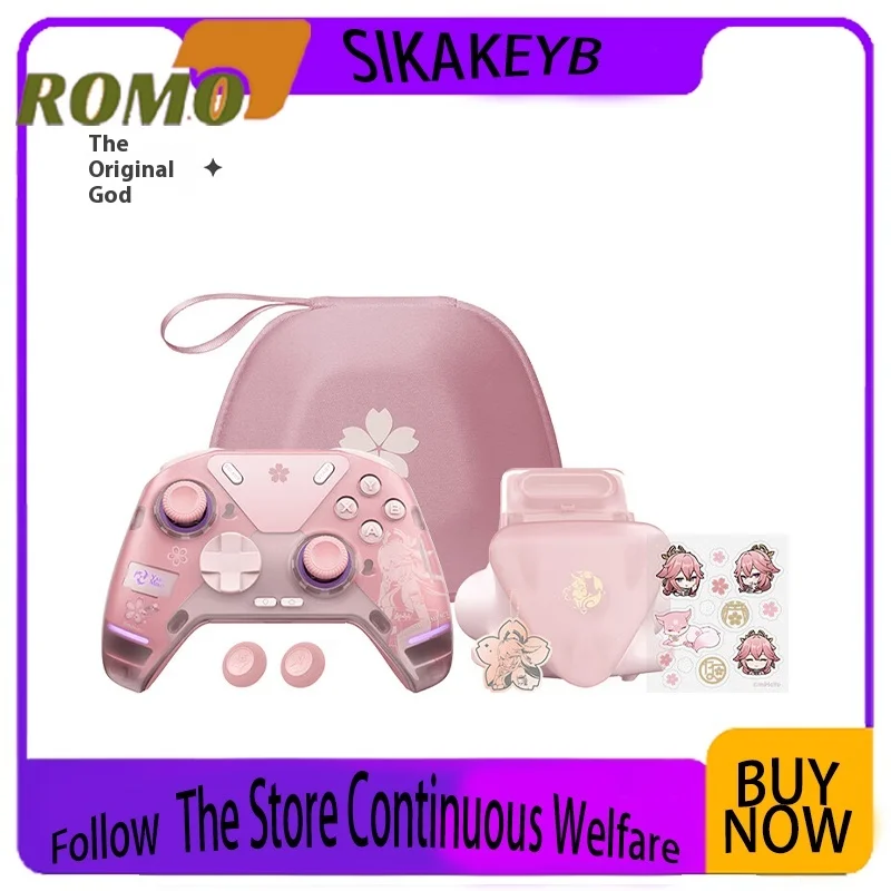 Genshin APEX4 Wireless Game Pink Handle Controller Hall