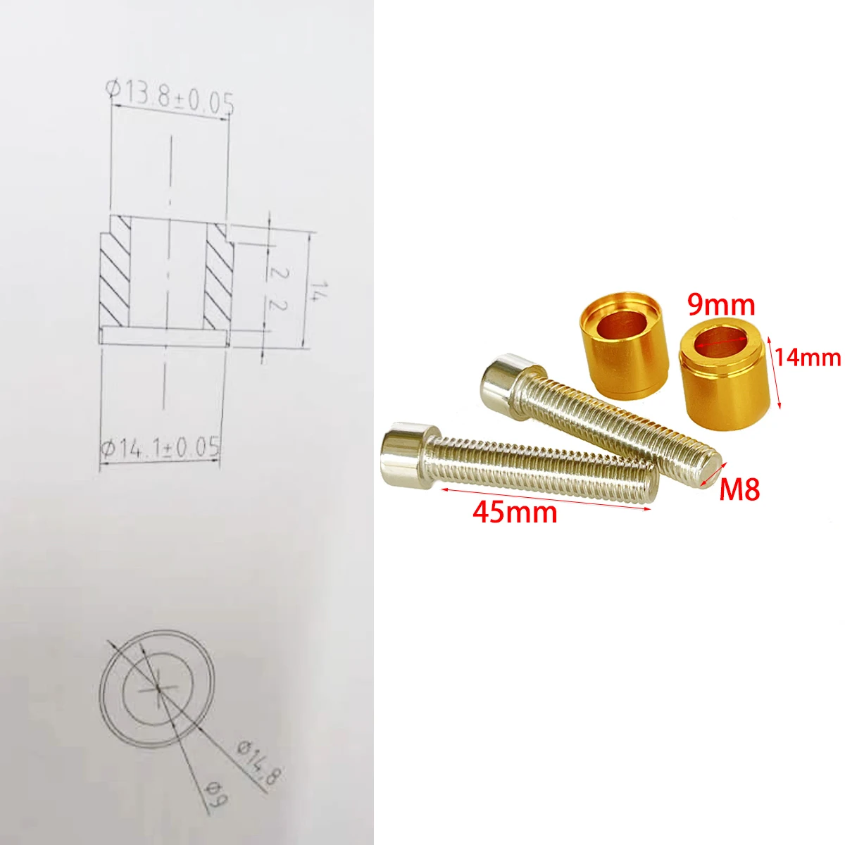   극ũ Ķ 귡Ŷ ̼  Ʈ, M8  , 220mm ũ , Rpm Adelin Yamaha Dio