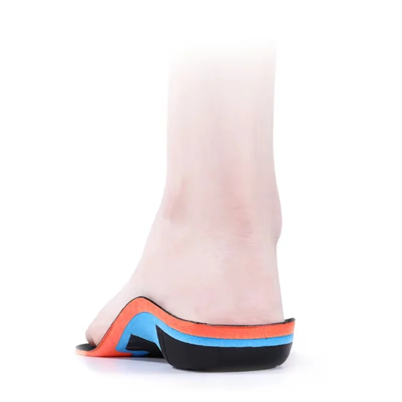 Arch support sports insoles correct flat feet arch collapse XO-leg shock absorption men and women sweat basketball insoles