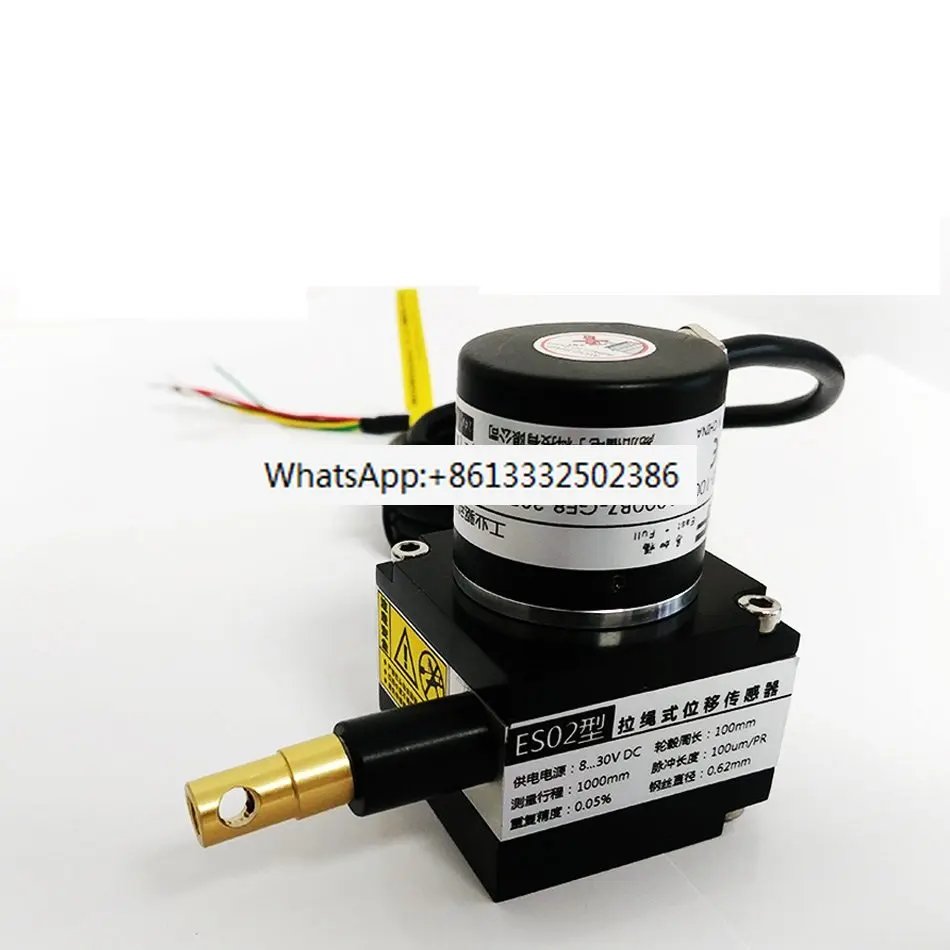 

Pull wire displacement Pull rope sensor Pull wire Drawstring encoder Electronic ruler Precision type ( less than 1200mm stroke)