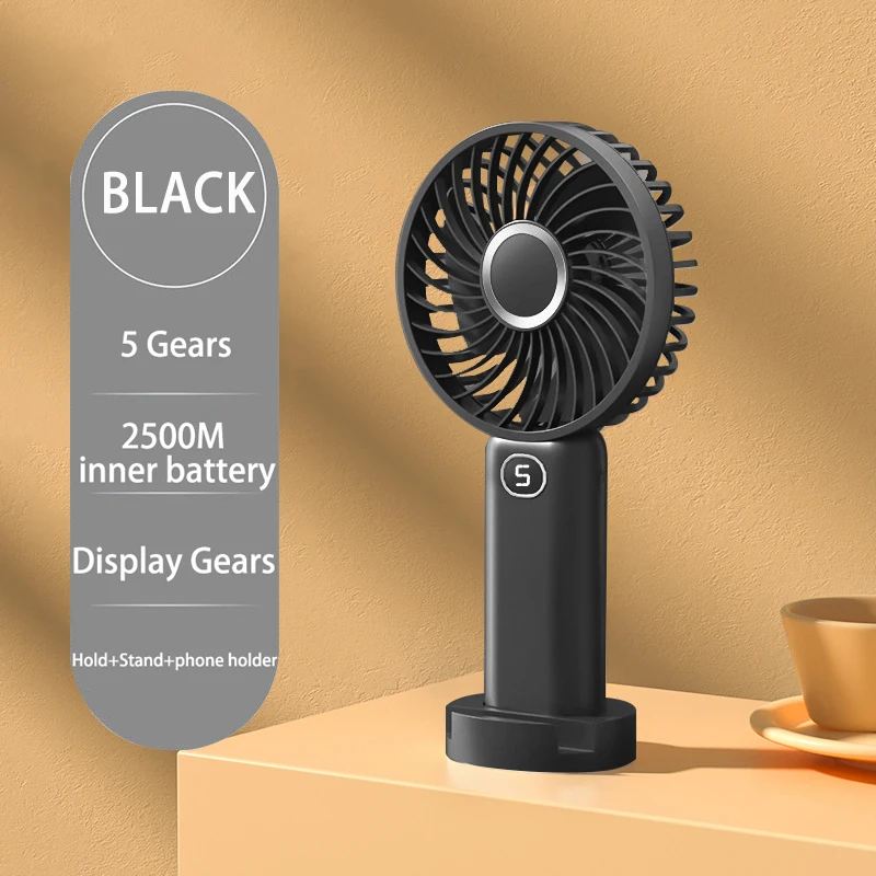 

2024 новый дизайн F11 портативные вентиляторы USB Перезаряжаемый спортивный карманный мини-вентилятор для прогулок на открытом воздухе с держателем для телефона цифровой дисплей