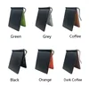 Fashion Men Wallet Short Skin Wallets Purses PU Leather Money Clips Sollid Thin Wallet Men Purse ID Credit Card Cash Holder 5
