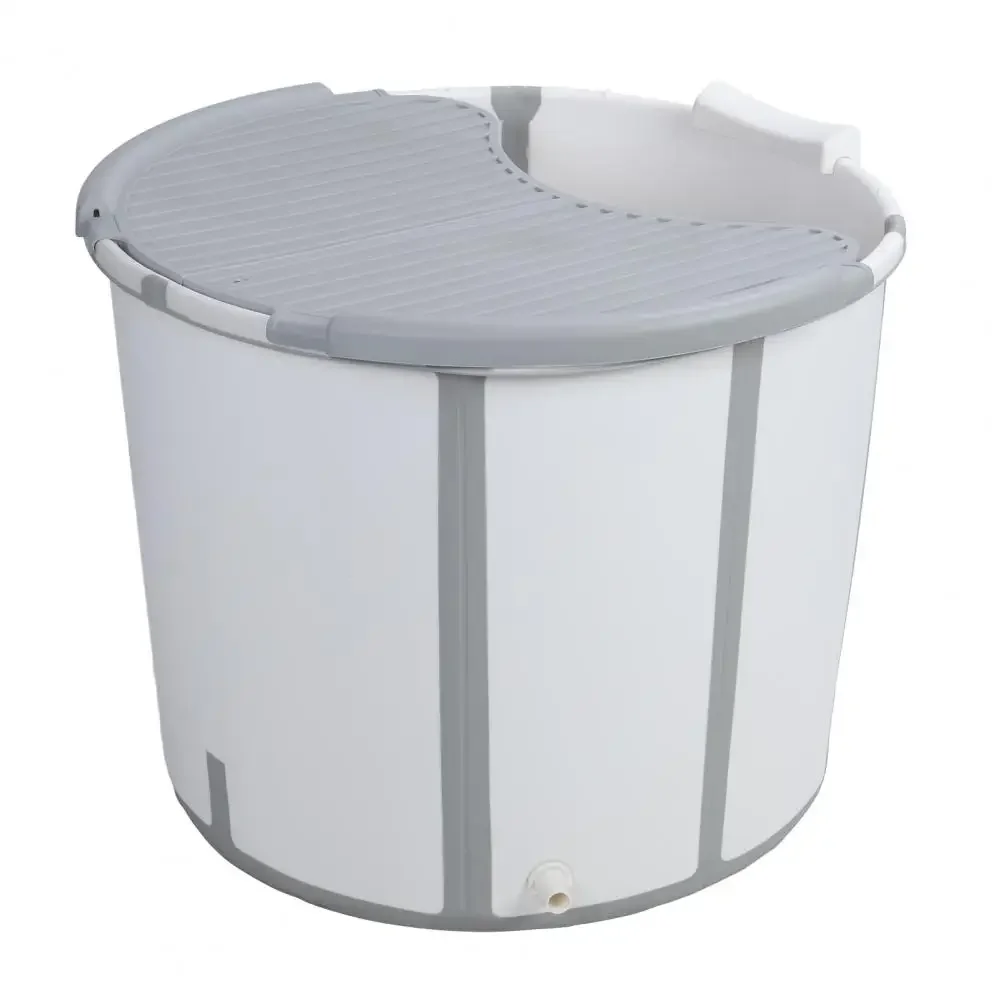 31 Cylinder Foldable Bathtub for Adult Large Collapsible Tub Freestanding Surround Collapsible Tub Effortless Folding Bathtub 5