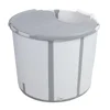 31 Cylinder Foldable Bathtub for Adult Large Collapsible Tub Freestanding Surround Collapsible Tub Effortless Folding Bathtub 5