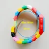 Fashion Students Mens Women Colourful SHHORS Building Blocks Plastic Waterproof Sport Digital Electronic Multifunctional Watches 3