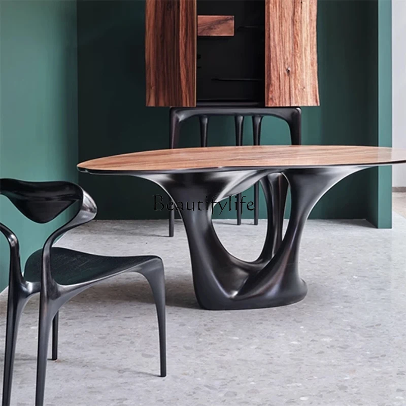 

Nordic Creative Minimalist Tripod Shape Shaped Small Coffee Table