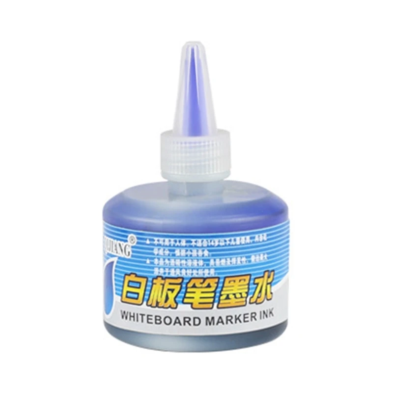 Refill Ink 1 Bottle 50ml For Whiteboard Marker Pen Black Red Blue
