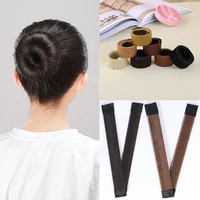 Perruque tête sphérique torsadée en Nylon rapide Simple, plat français, fer à friser paresseux, fabricant de chignon, beignets synthétiques, bandeau bourgeon 2