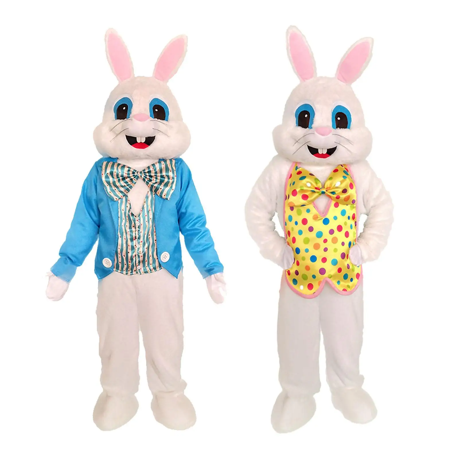 

Bunny Costume Adult Jumpsuit Clothes Apparel for Festival Women Men Birthday