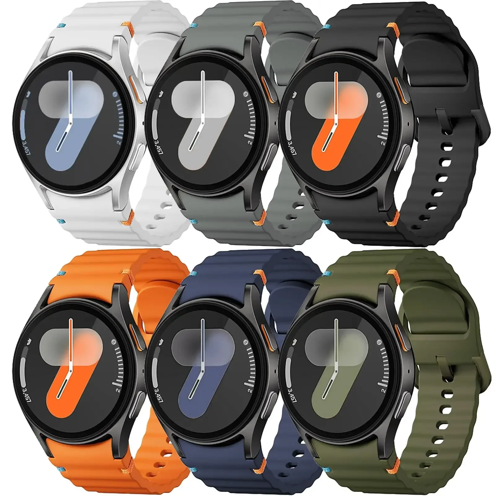Premium Silicone Sport Strap for Galaxy Watch - Durable and Comfortable Wristband Replacement