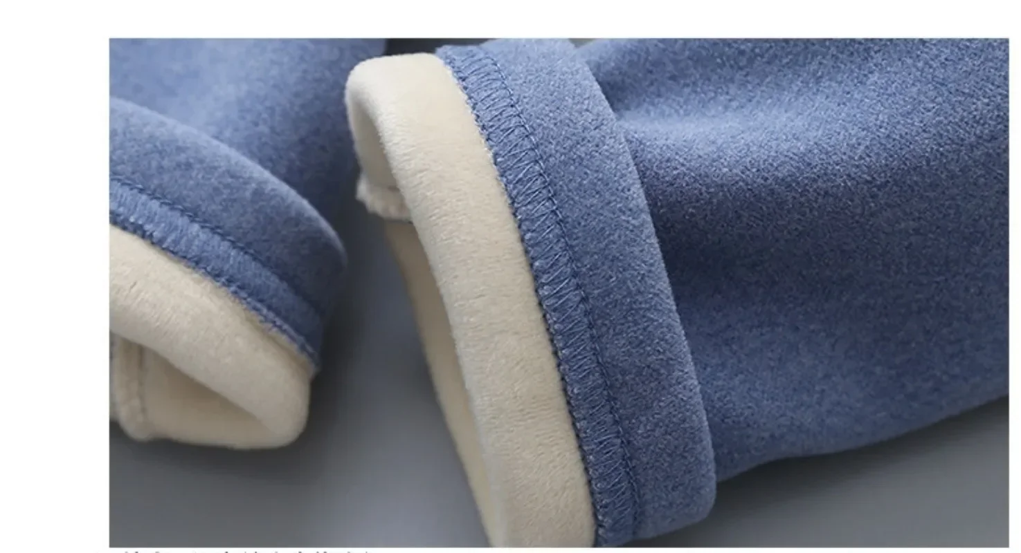 Children Clothes Children Underwear Suits Warm Plush Pajamas Baby Boy Girls Pyjamas Autumn Winter Kid Thicken Toddler Sleepwear 4 5 Years Clothes Sets