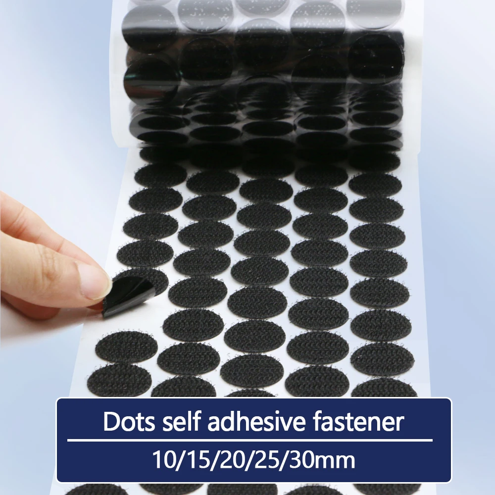 Self Adhesive Fastener Tape Dots 10/15/20/25/30mmSticker Dots Adhesive