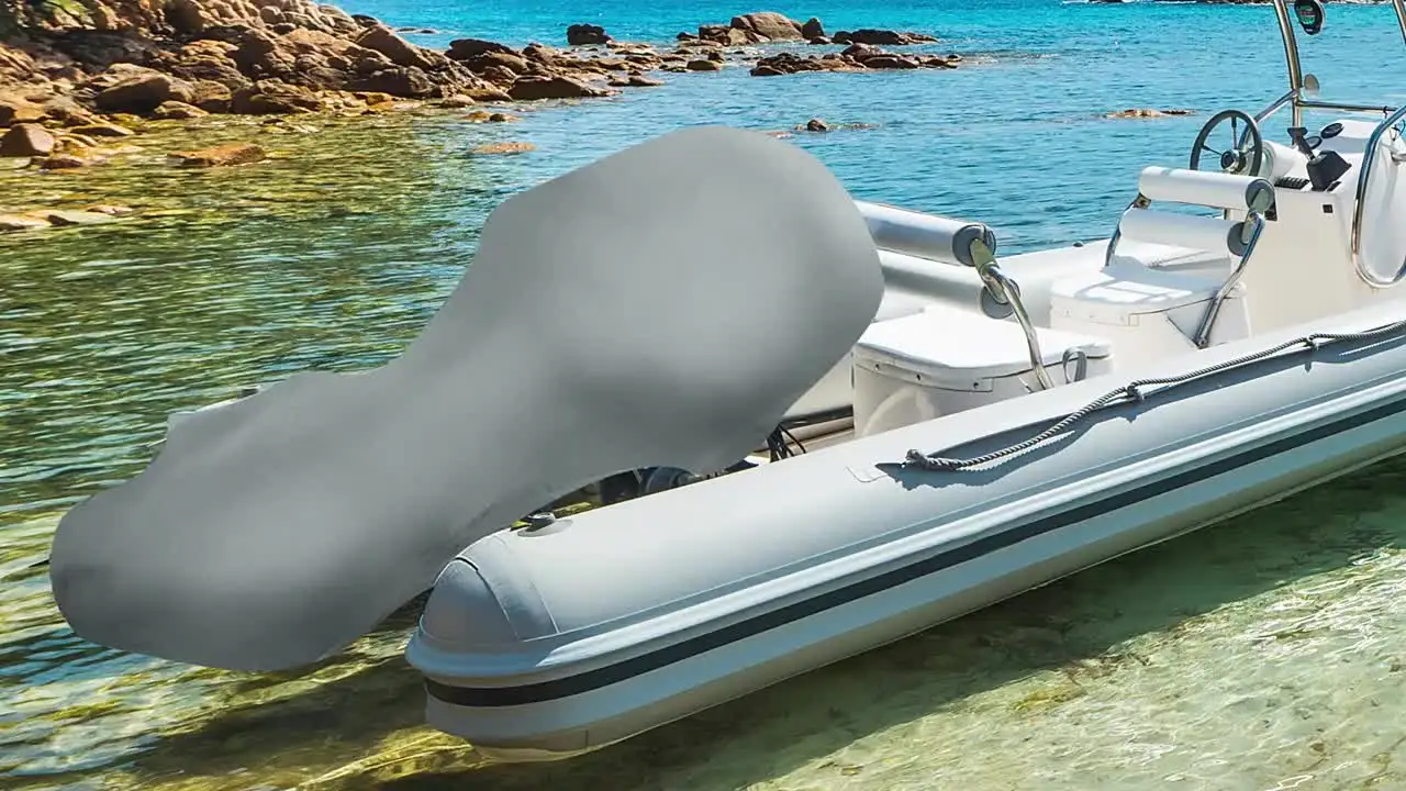 Bateau hors-bord Yacht moteur Housse Bâche Couverture UP-5HP Etanche