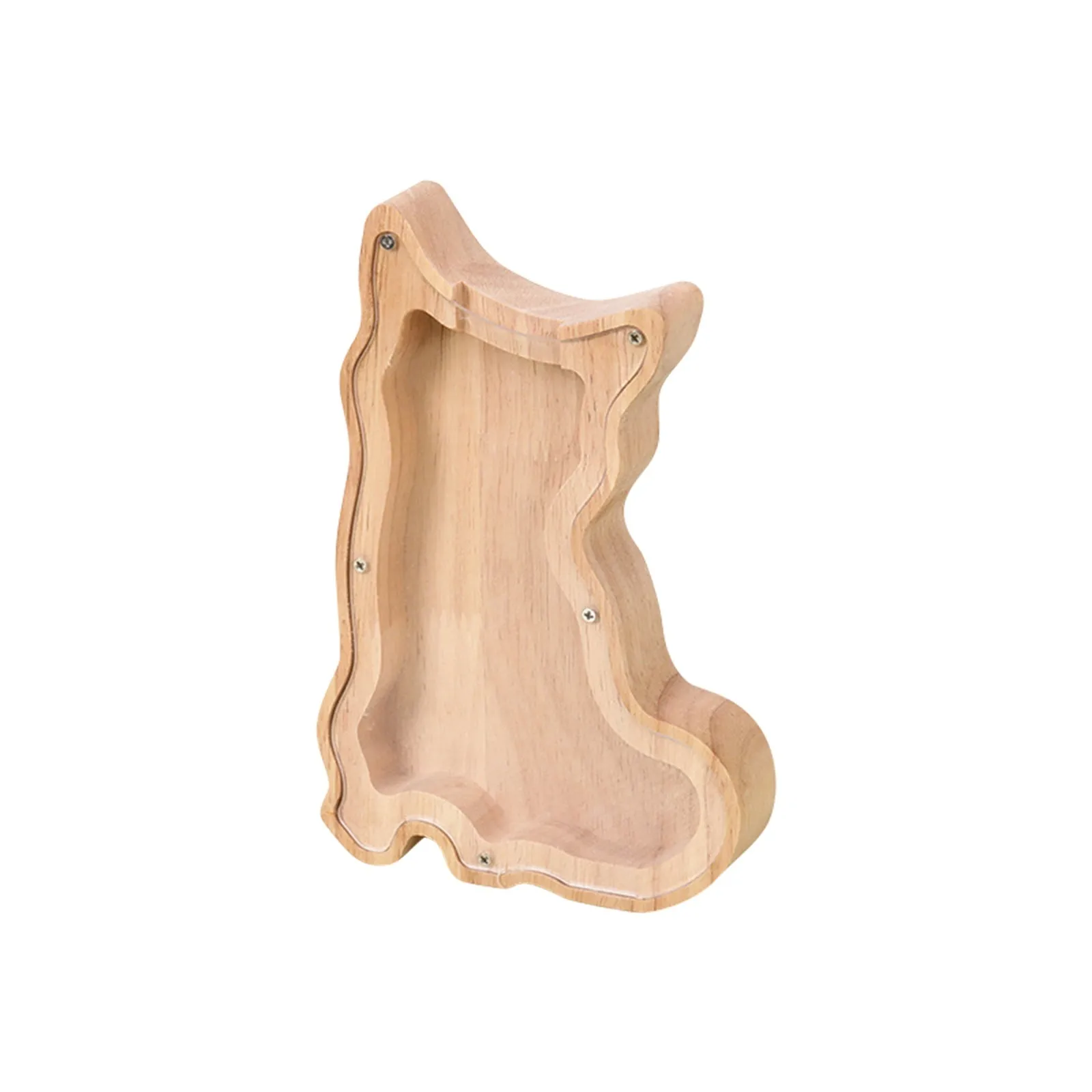 2024 New Wooden Bank Cartoon Bank Dinosaur Bank Saving Bank Acrylic Coin Bank Wooden Christmas Birthday Gift 3