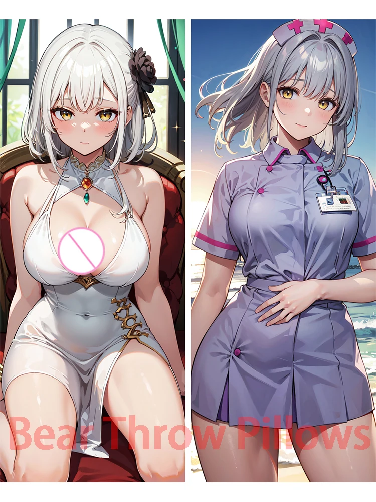 

Dakimakura anime Uniform lingerie cleavage Large Breasts Double-sided Print Life-size body pillows cover Christmas Decoration