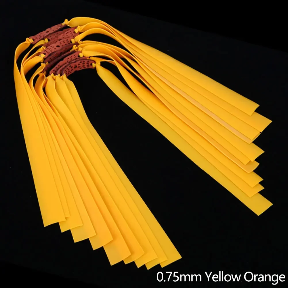 Powerful Flat Elastic Band Hunting Outdoor Kit Catapult Latex Tape Replacement Accessory Natural Rubber For Slingshot 5PCS latex slingshot tube,slingshot rubber band