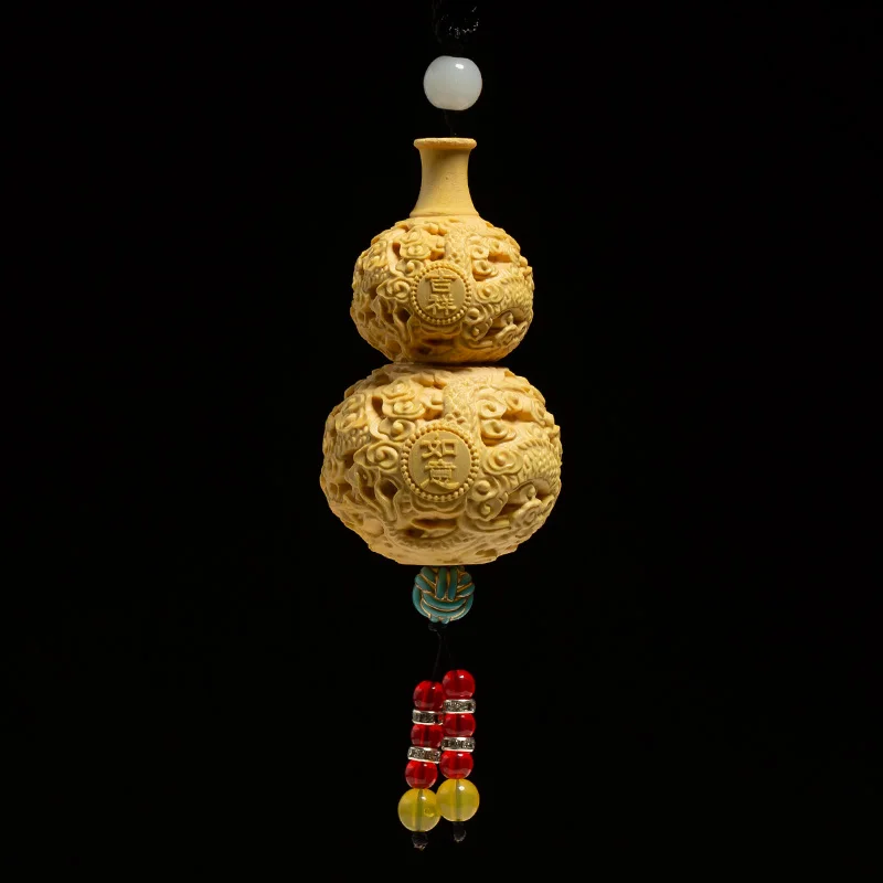

Giant Dragon Feng Shui Pendant Car Decor Gourd Sculpture Home Decoration