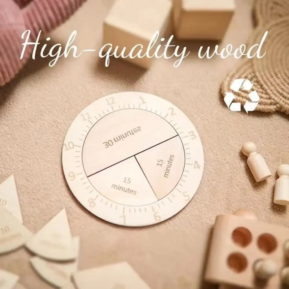 

Геометрические Развивающие Игрушки для раннего развития, Геометрическая цифровая головоломка Монтессори, подходящие часы, детские деревянные когнитивные часы