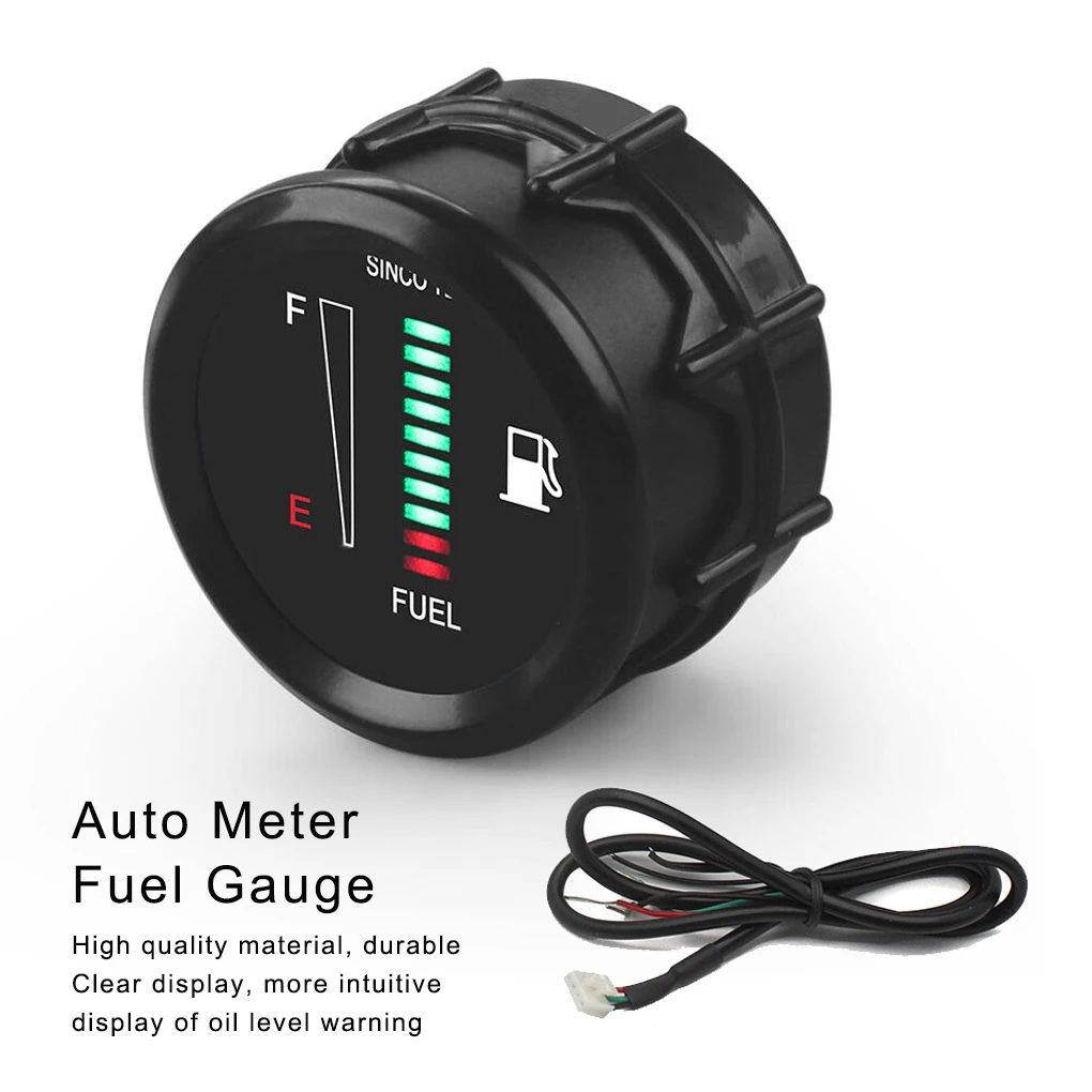 FuelGaugesDigitalDisplayOilLevelGaugeMeterLEDFlashingMeters