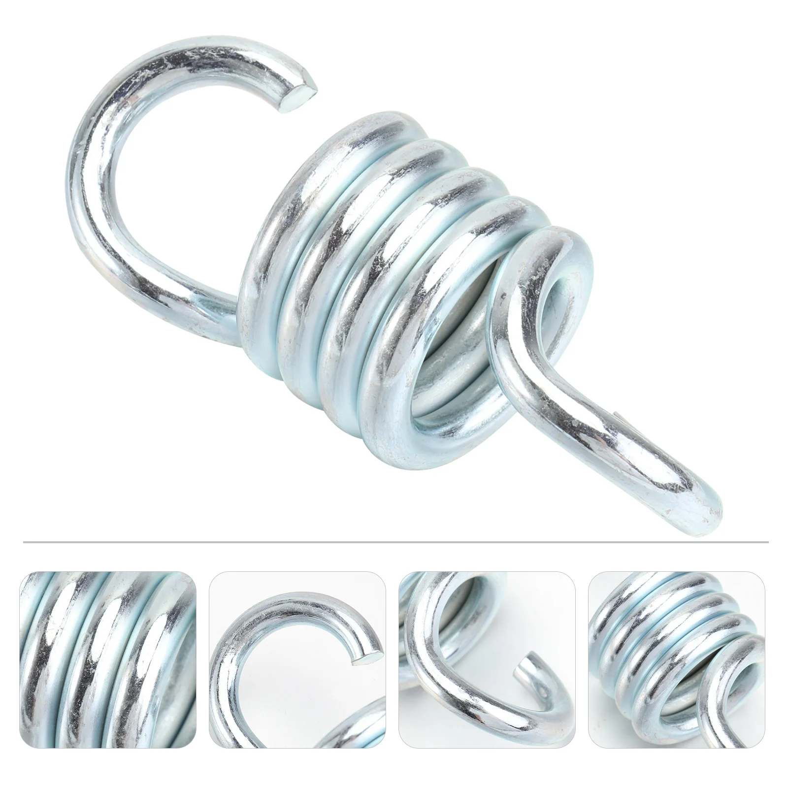 

2/4pcs Clothes Rack Chair Hanging Porch Swing Spring Heavy Duty Stainless Steel Clothes Rack Swing Dual Swivel Hooks 6.7mm 7mm