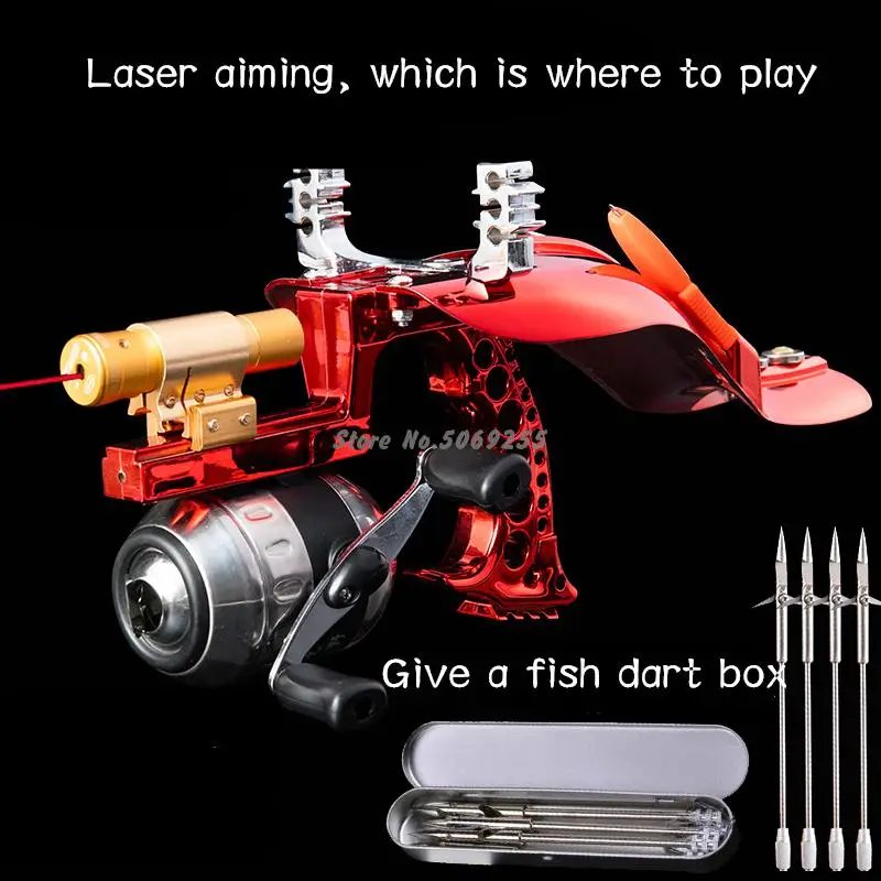Description Picture 2 of itemNew Powerful Fishing Slingshot Set Shooting Catapult Hunting Outdoor Launcher or Fishing Hunting Precision Shooting Fish Tool