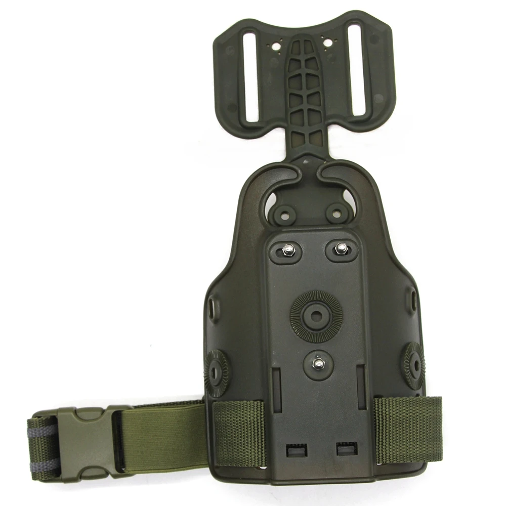 Tactical Leg Gun Holster Platform with Paddle Adapter for Hunting