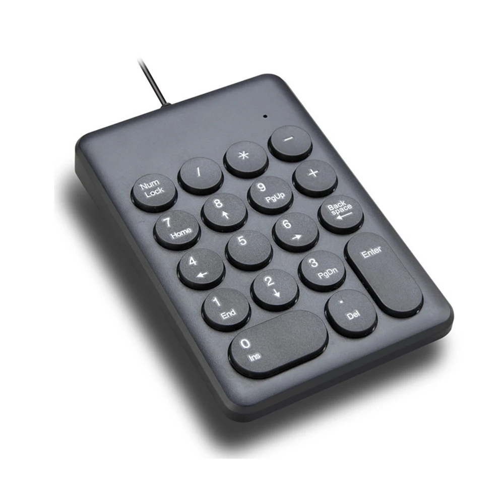Wireless Numeric Keypad, Mini Number Keycap, 2.4G, USB Wired Keyboard, Laptop, Desktop, PC, Computer, Notbook, 18 Keys - 5