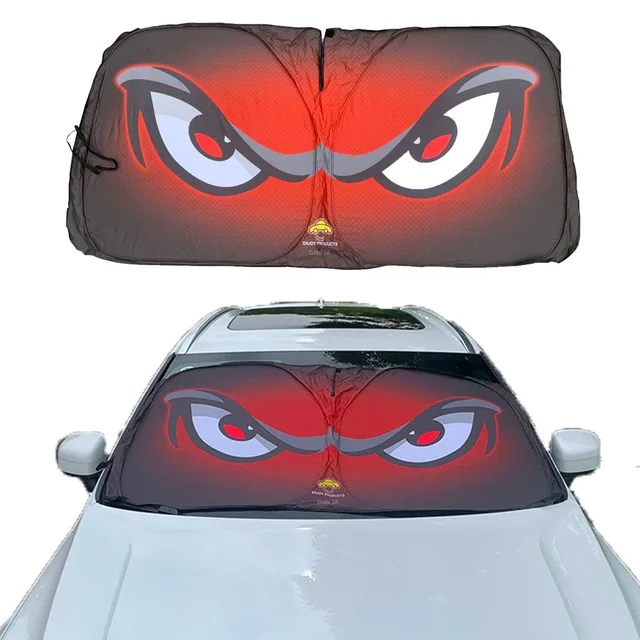 Új Szemek Fűtött Szélvédő Napfényes Autóablak Burkolata Napfény Árnyékolás Auto Napsütő Autóval Ellátott Autókkal Autó Védelme