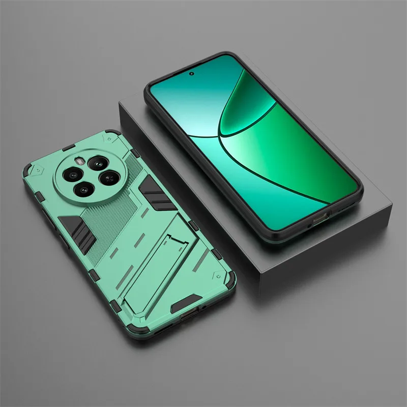 Shockproof TPU Armor Silicone Stand Holder Protective Phone Case Cover