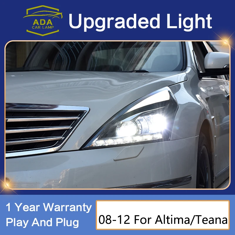 

Car Styling For Nissan Teana LED Headlights LED 2008-2012 Altima Headlight LED DRL Bi Xenon Lens High Low Beam Projector
