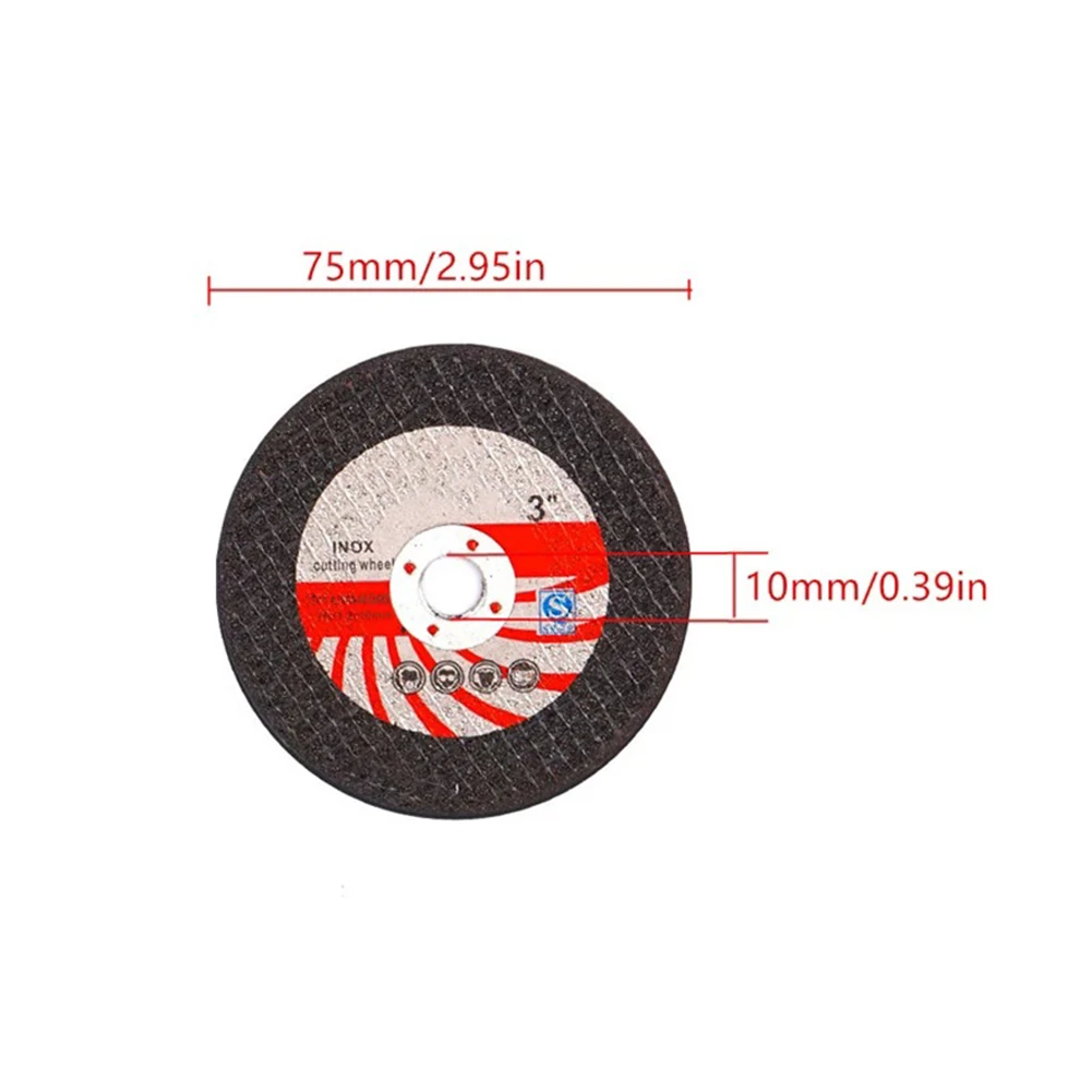 5pcs 3inch Cutting Disc Resin Grinding Wheel Sanding Disc +5pcs Flap Discs Sanding Disc For Angle Grinder Wood Abrasive Tools 1pcs ​3inch nylon buffer pad grinding wheel bench grinder tools parts for removing polishing metal wood plastic dust corrosion