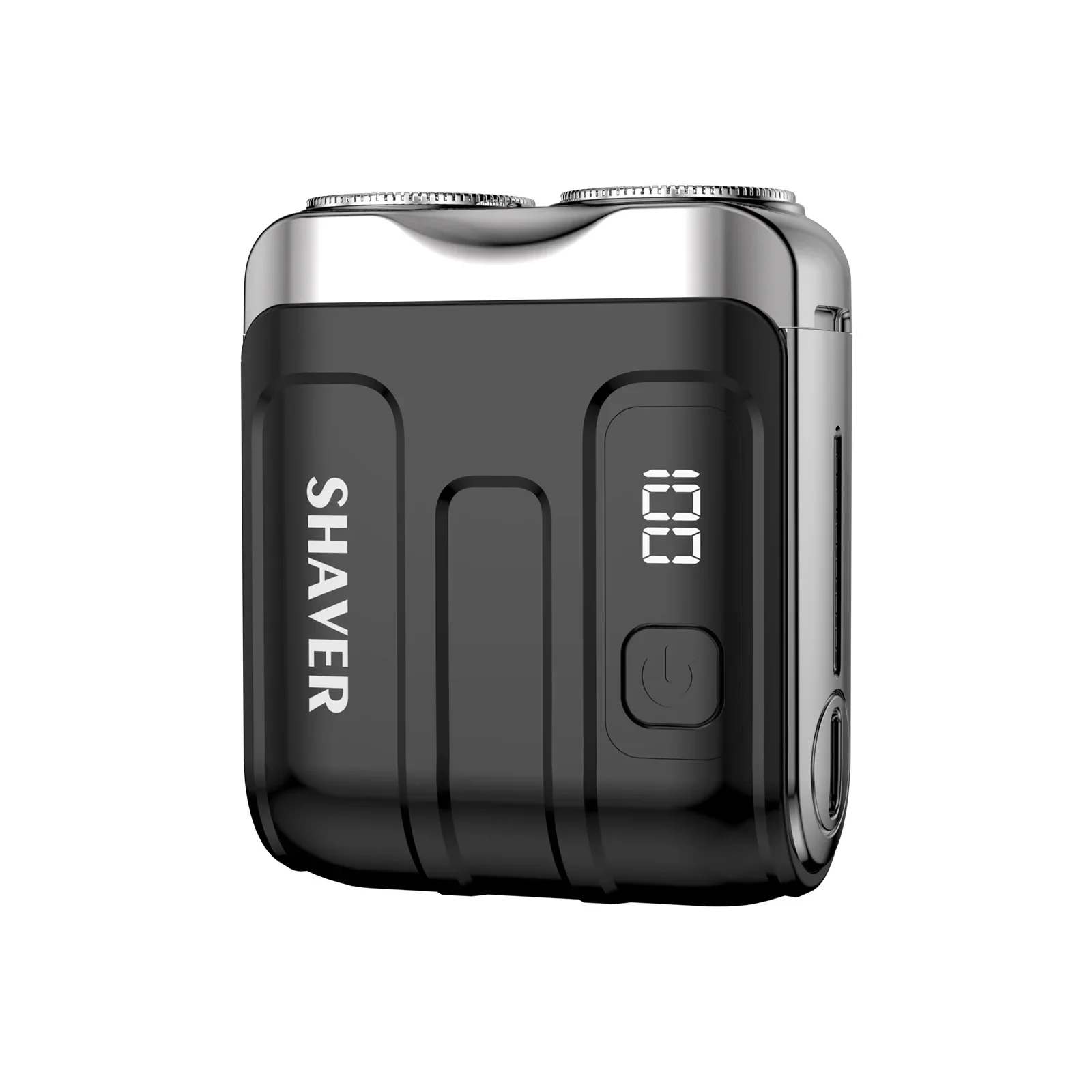 Electric Shaver Electric Razor Rotary Shaver Men Electric Shaver Waterproof Type-c Rechargeable Travel Digital Display Rotary Razor Portable Beard Trimmer Remover