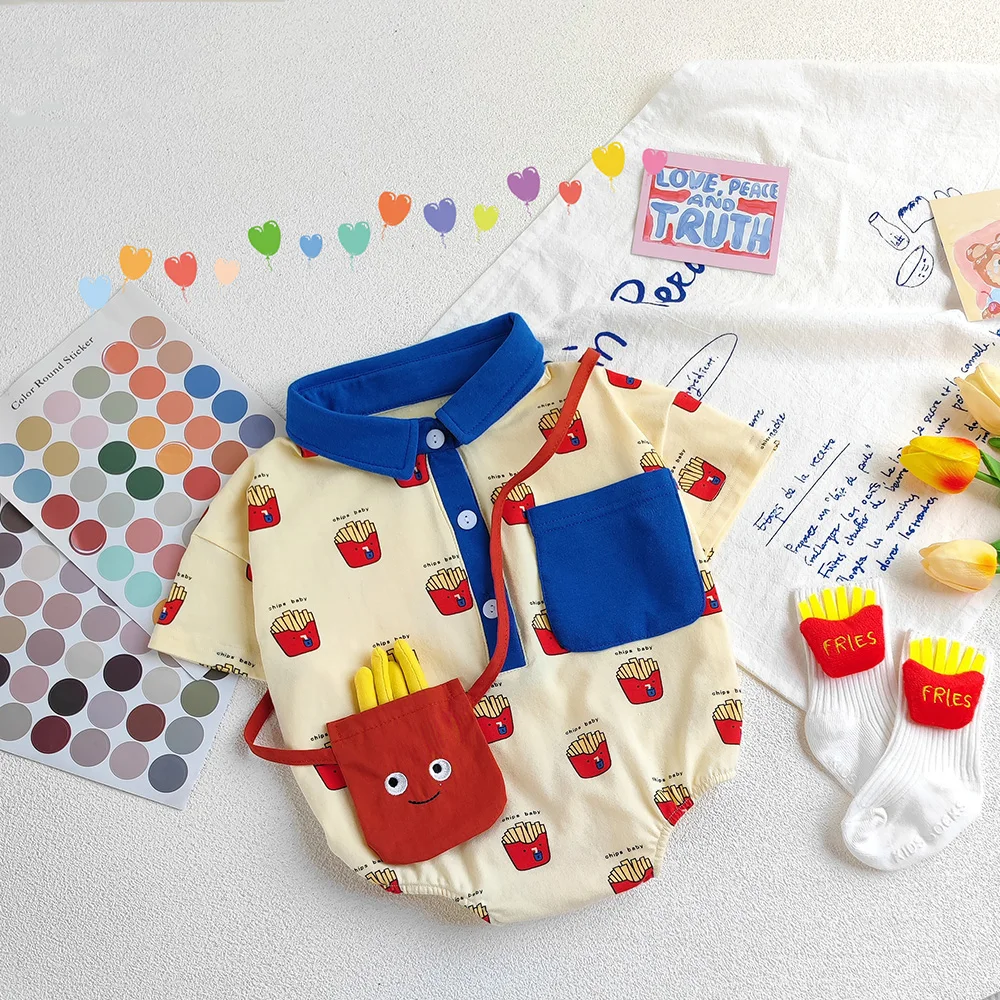 Summer Baby Clothes Toddler Girls Boys One Piece Bodysuit