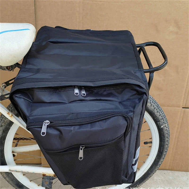 Cycling Double Side Rear Rack Bike 2 In 1 Camo Trunk Bag Mountain Road Bicycle Tail Seat Pannier Pack Luggage Carrier Bike Bag