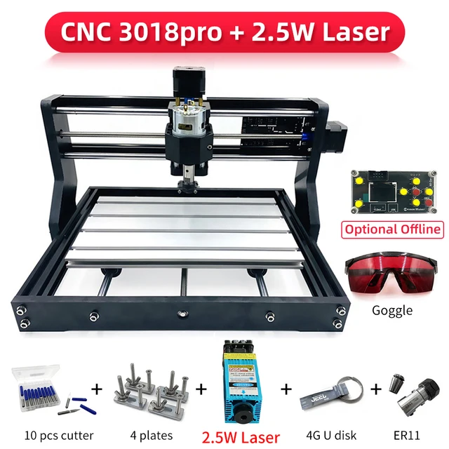 Add 2.5W laser