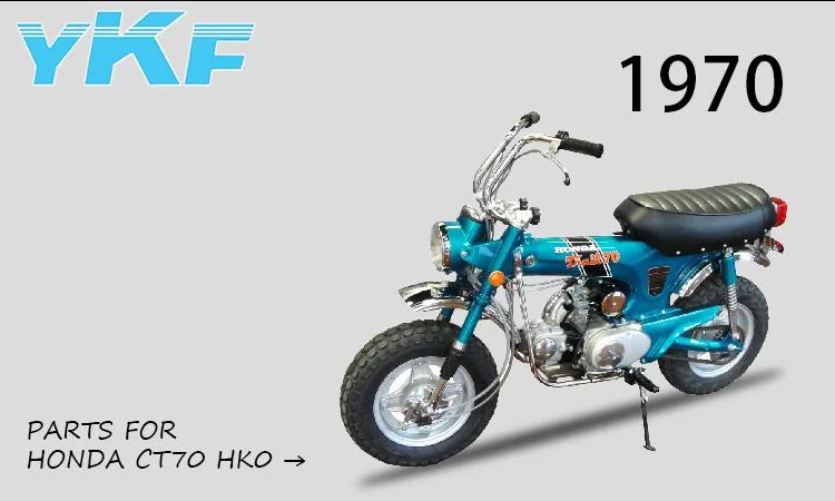 DAX CT70 +2 14-inch extended swingarm for Honda 10-inch and 12