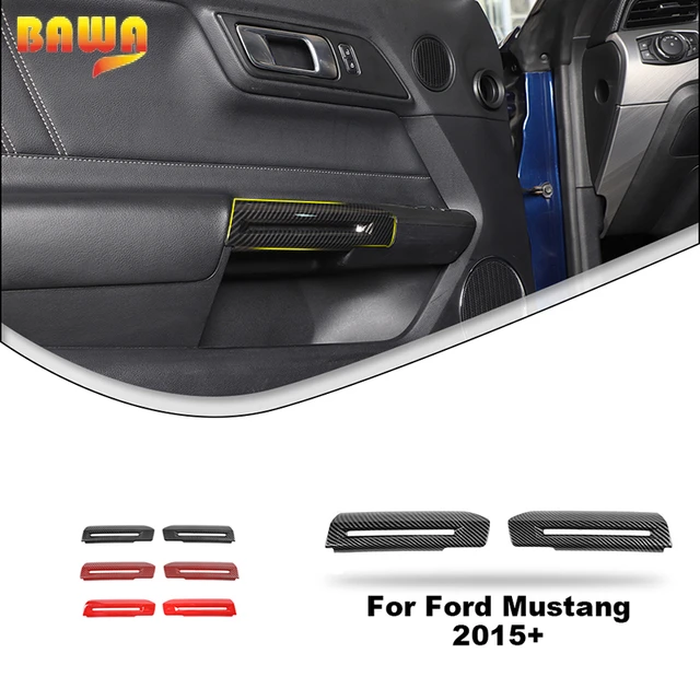 En Fiber de ABS Voiture IntéRieur Volant Couverture Garniture Moulures pour  2015-2020