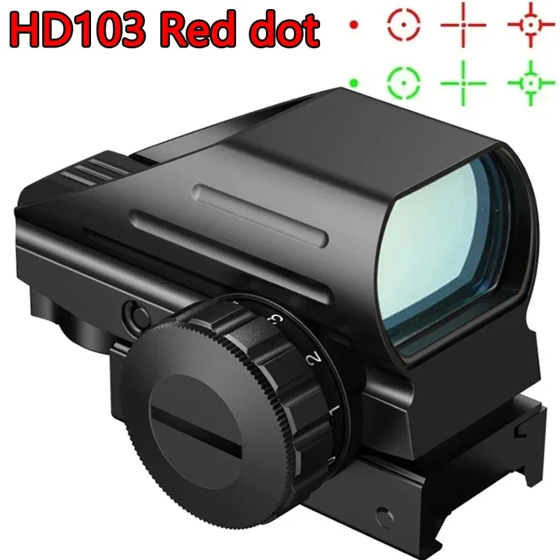 Tactical Reflex Sight Tactical Reflex Sight Red Green Laser Reflex Holographic Optic Scope Red Dot Sight Airgun Scope Hunting 20mm Rail Mount AK