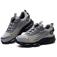Chaussures de sécurité de protection à bout en acier indestructible, antidérapantes, résistantes à l'abrasion, chaussures de travail pour hommes, baskets résistantes et confortables ﻿ 6