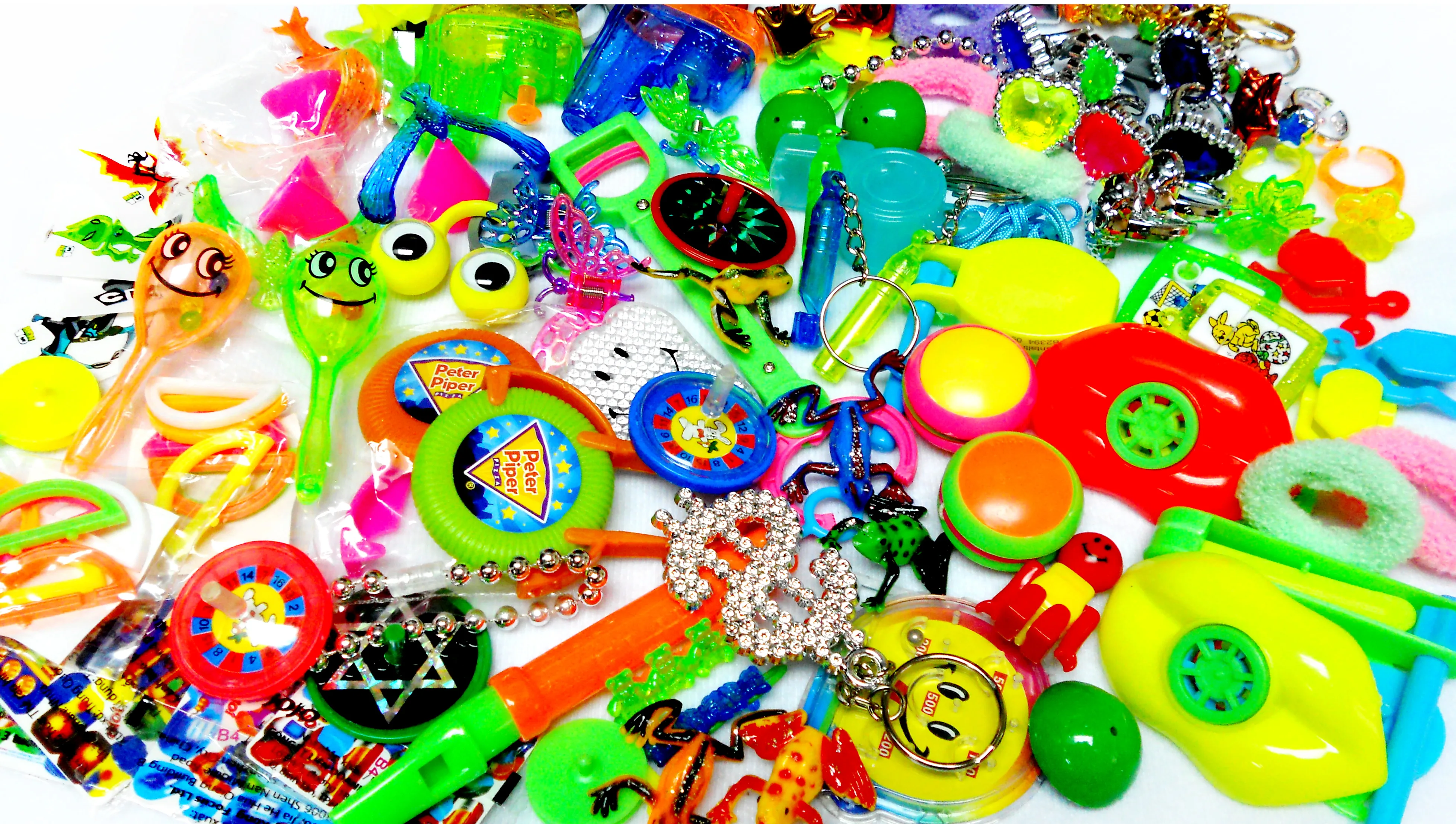 PinMiFiller Party Favors pour enfants, prix de carnaval, jouets en vrac,  remplisseur d'œuf de Pâques, anniversaire, cadeaux de salle d'irritation