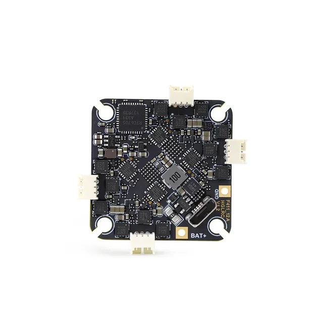 HGLRC New SPECTER F411 12A AIO Flight Controller 12A 4in1 ESC 400mW UART ELRS 2.4G 2-4S 25.5X25.5mm For RC FPV Freestyle Drone 3