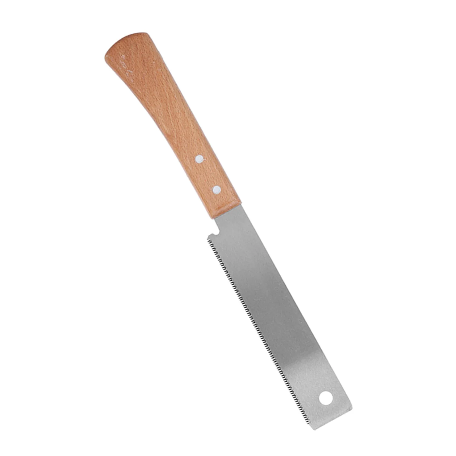 Hand Saw Japanese Style Single Sided Wooden Handle Accurate Household Woodworking Flush Cutting Trim Tool 12in