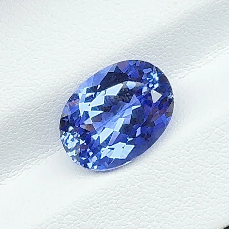 Lab Grown Sapphire Cornflower Color Oval Cut 10x14mm 8ct VVS1 Gemstone for Diy Jewelry Making AGL Certificate