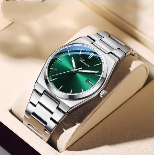 Relógio masculino calendário luminoso relógio à prova dwaterproof água moda negócios grande mostrador multifuncional relógio enviado dentro de 48 horas