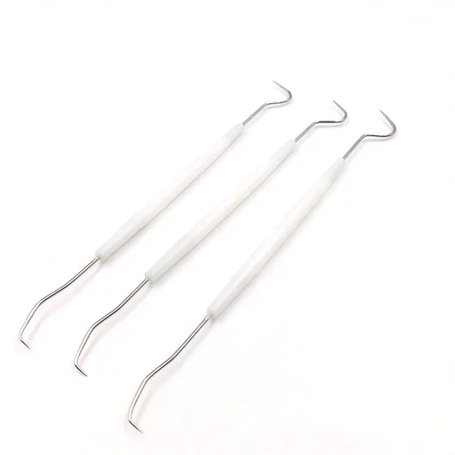 1 or 5PCS/lot Stainless Steel Double Ends Dentist Teeth Clean Hygiene Explorer Probe Hook Pick Dental Instrument Dental Tool 1
