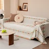 1pc All Inclusive Sofa Blankets Irregular Lace Couch Cover for Living Room Home Hotel Bohemia Style Chenille Sofa Throw Blanket 2